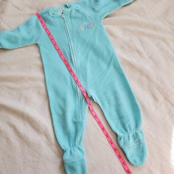 Vintage Carters ABC Footed Pjs 18 months - Picture 7 of 8